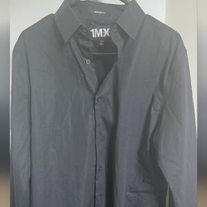 Express Black 1MX Modern Fit Shirt